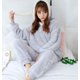 thumbnail image 3 of Conjunto de pijama de franela para mujer, ropa de dormir cálida y suave, pantalones sueltos con capucha, ropa de casa de invierno, 3 of 5