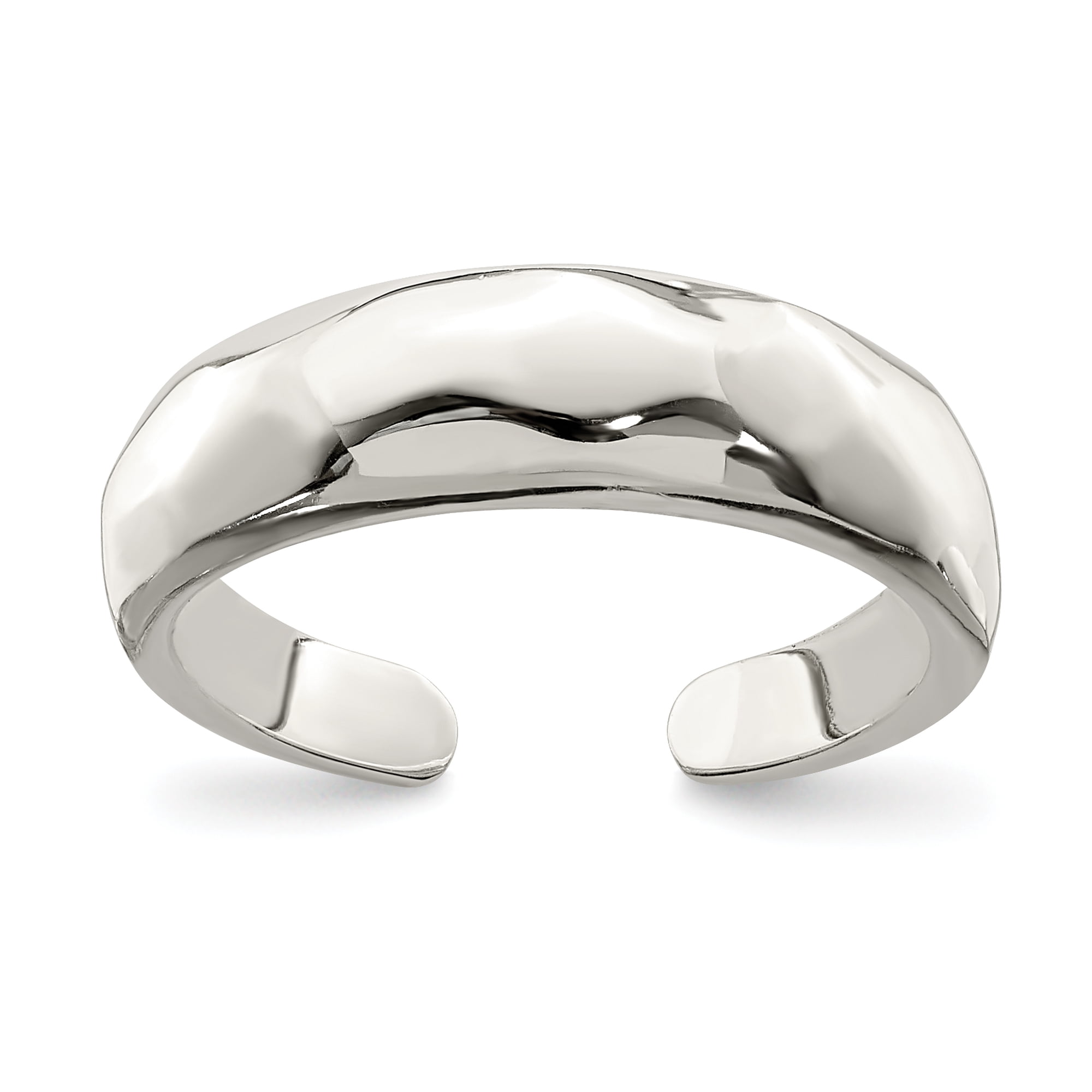 Primal Silver Sterling Silver Solid Domed Toe Ring