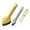 Yellow, variant on 3-in-1 Bathroom Floor Groove Cleaning Brush Set