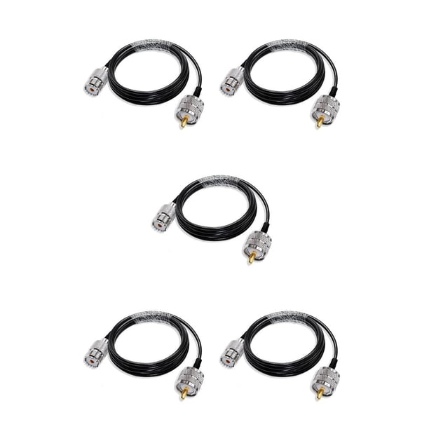 Methold Cable adaptador de frecuencia PL259 a SO239 convertidor antena escáner extensor accesorios 1M 1M 5piezas