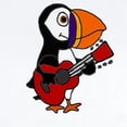 thumbnail image 2 of CafePress - Funny Puffin Bird Playing Guitar Body Suit - Baby Light Bodysuit, Size Newborn - 24 Months, 2 of 4