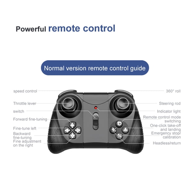 Cuadricóptero RC operado a mano Modo sin cabeza Lanzamiento GO 3 Modos de velocidad Mini Drone Ndcxsfigh libre de BPA