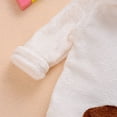 thumbnail image 4 of Boys Winter Coat Baby Hooded Cartoon Flannel Romper Jumpsuit Warm Clothes Boys' Outerwear Jackets White 3 Months-6 Months, 4 of 7