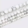 thumbnail image 7 of EOEMY Natural White Howlite Stone Loose Beads For Women Bracelet Diy Jewelry Making-Howlite-8mm, 7 of 7
