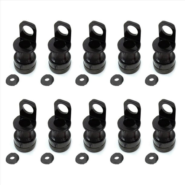 10X Soporte de Pedal de LiberacióN RáPida para Bicicleta Plegable para Buckle Mks Pedal Adaptador de FijacióN de Montaje de PortáTil, Negro