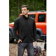 thumbnail image 4 of COOFANDY Mens Casual Zipped Jacket Cotton Bomber Jacket Fashion Flight Jacket Coat, 4 of 10