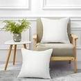 thumbnail image 2 of 16 x 16 Pillow Inserts (Set of 2) -Throw Pillow Inserts with 100% Cotton Cover - 16 Inch Square Decorative Pillows for Sofa, Couch, Bed and Home Decor, 2 of 5