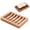 Khaki, variant on Wood Soap Holder – Self-Draining Soap Dish for Shower, Bathroom & Kitchen, Non-Slip Soap Tray, Durable & Easy to Clean, 1 Pack