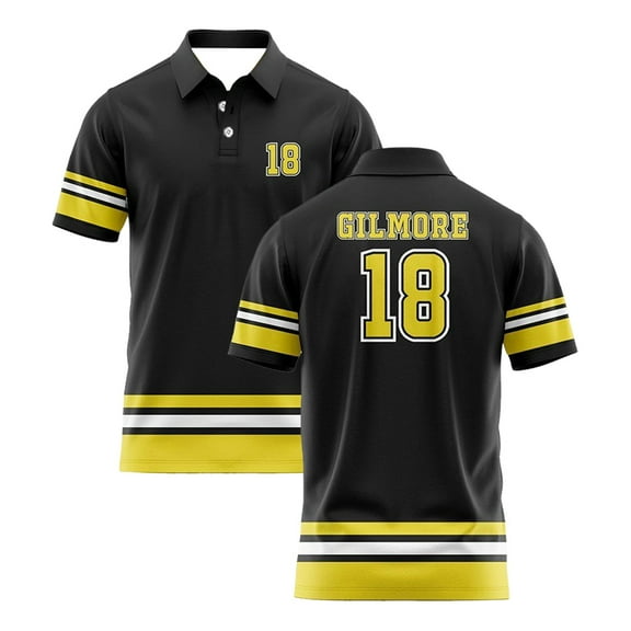 Happy Gilmore 18 Logo Shirts Short Sleeve Cosplay T-shirt Women Men Streetwear Jersey Tops