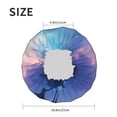 thumbnail image 5 of Gaeub Night Sky Elk Shower Caps for Women Men,Double Waterproof Layers Bathing Hat,Elastic and Reusable Bath Caps, 5 of 7