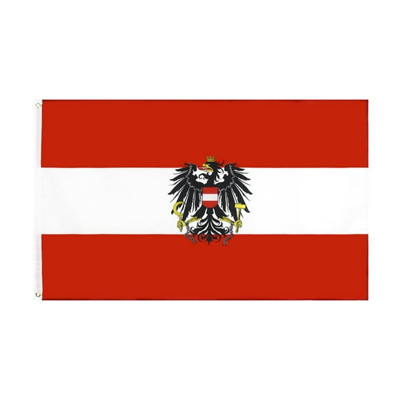 Tapiz artístico con emblemas nacionales de Austria, 150 x 90 cm