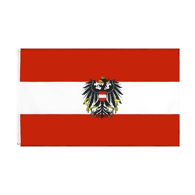 Tapiz artístico con emblemas nacionales de Austria, 150 x 90 cm