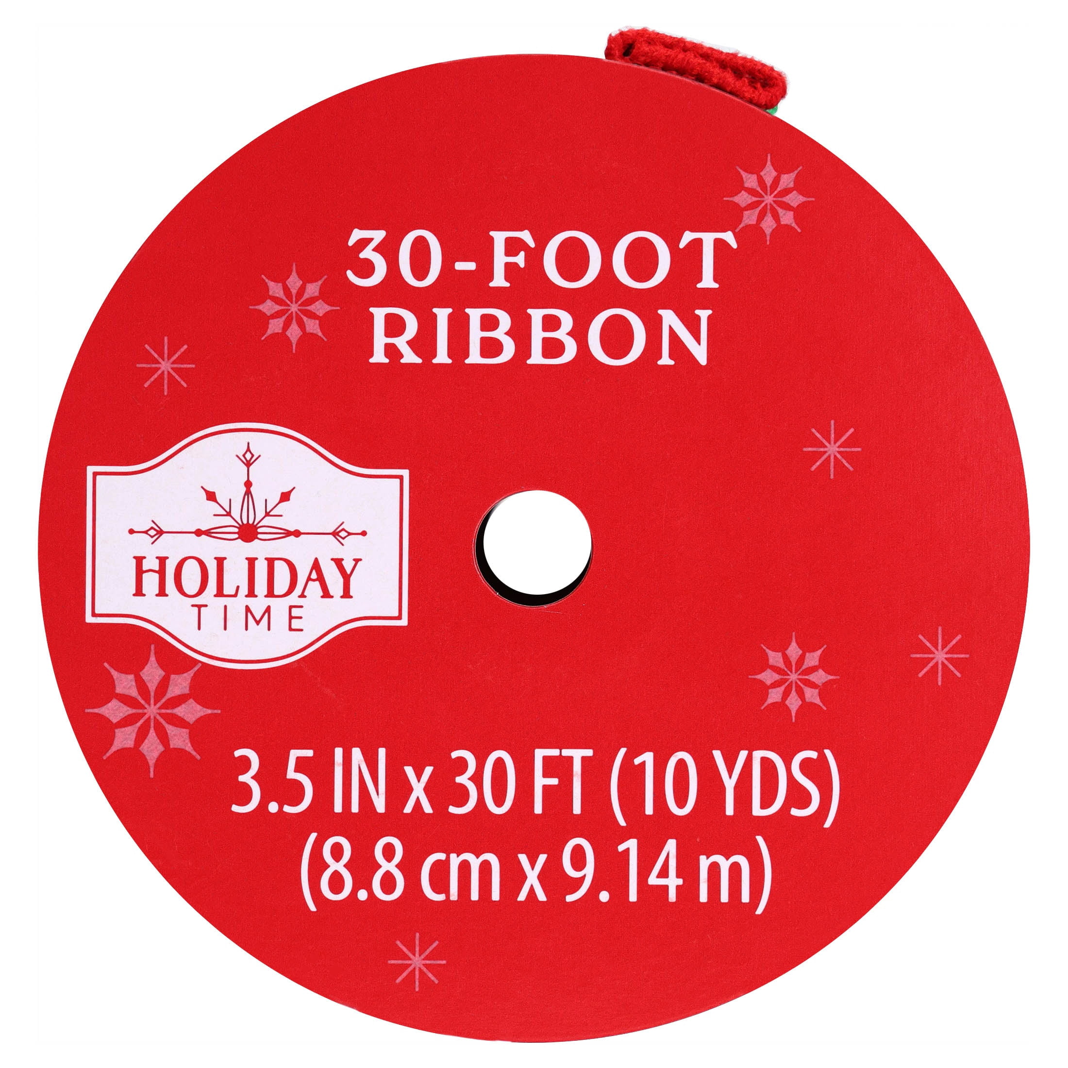 Red and Green Velvet Christmas Ribbon, 3.5" x 30', by Holiday Time