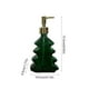 thumbnail image 3 of Dispensador de jabón de cristal con diseño de árbol de Navidad | Botella de gel de ducha y loción para decorar el baño | Botella con dosificador estilo hotel para champú y acondicionador, 3 of 5