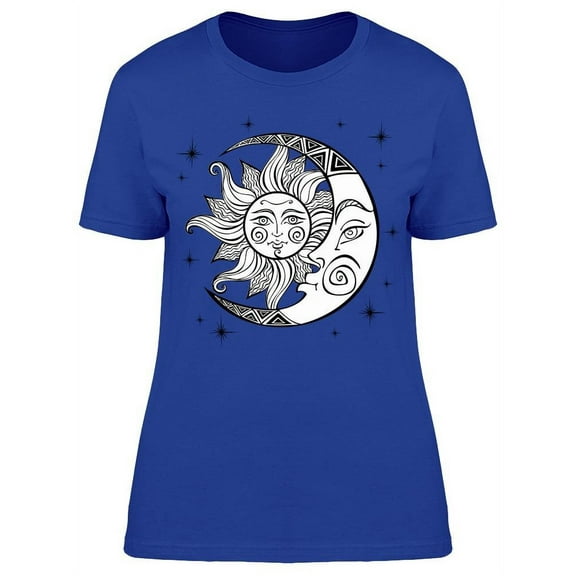 Moon And The Sun T-Shirt Women -Image by Shutterstock, Female 3X-Large