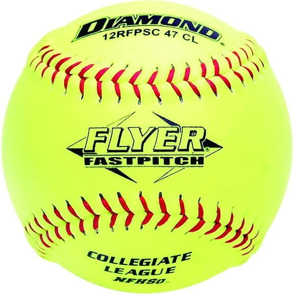 Diamond 12", 12RFPSC 47 CL Fastpitch Softballs - 12 Balls Pack