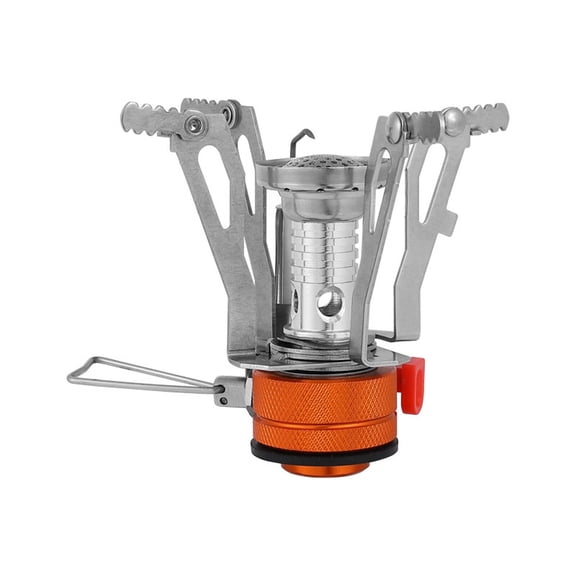 HIBIBUD Camping Stove Firepower Backpacking Stove Electronic Ignition Function Propane Burner