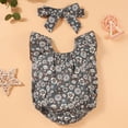 thumbnail image 1 of 2x traje infantil para niña perfecl mono sin mangas diadema mono con volantes peleles para recién nacido Club vacaciones de Pascua fiesta de sueño 1 a 3 meses, 1 of 8