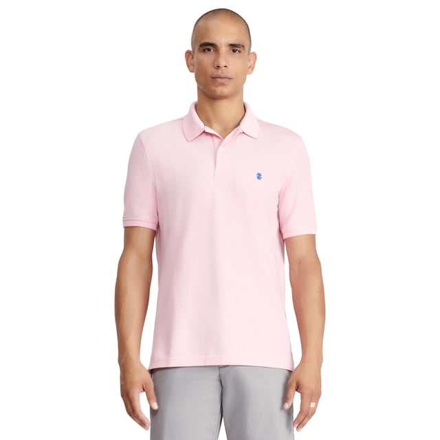Camisa Polo IZOD Advantage Performance de Manga Corta en Color Peonía