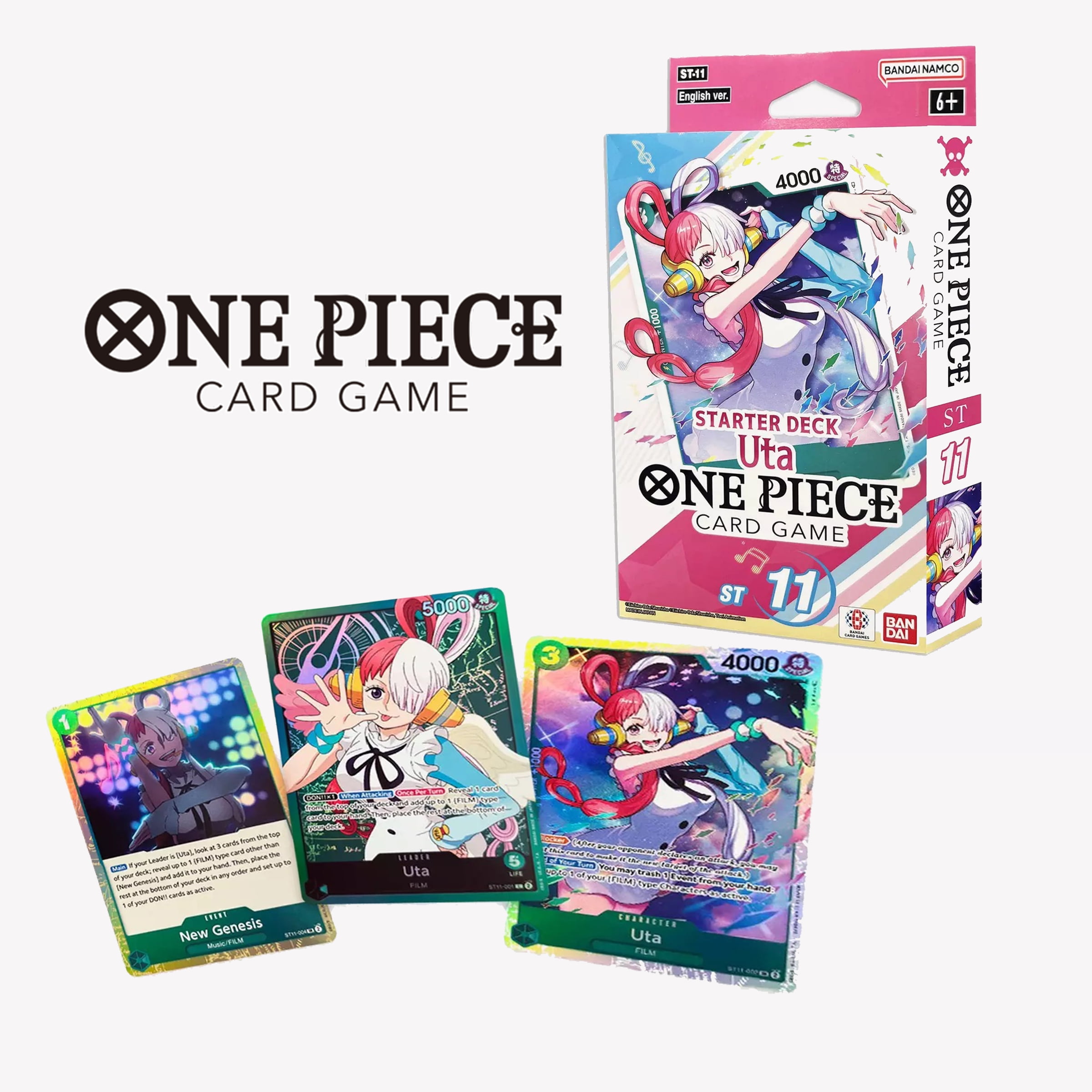 Bandai Anime Trading Card Game - One Piece UTA Starter Deck Set 11, Featuring Film Red Characters - Walmart.com Bandai Anime Trading Card Game - One Piece UTA Starter Deck Set 11, Featuring Film Red Characters - Walmart.com