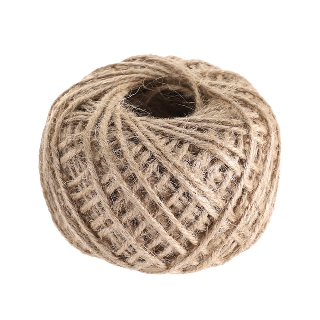 Yuarrent Cuerda de arpillera trenzada decorativa para álbum de recortes, decoración de cuerda portátil, accesorios artesanales para Decoración del hogar Natural