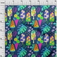 thumbnail image 3 of oneOone Rayon Blue Fabric Texture Sewing Material Print Fabric By The Yard 56 Inch Wide-3S, 3 of 5