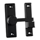 thumbnail image 4 of Cerradura de seguridad para puerta con pestillo abatible de doble propósito de 90 y 180 grados. Negro, 4 of 9