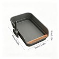thumbnail image 3 of Large Cat Litter Box, Top Entry Cat Litter Box, Cat Litter Pan with Cat Scooper, Senior Cat Litter Boxes, Detachable Easy Clean, Cat Necessities 19.29x13.78x5.12 Inch (Gray), 3 of 6