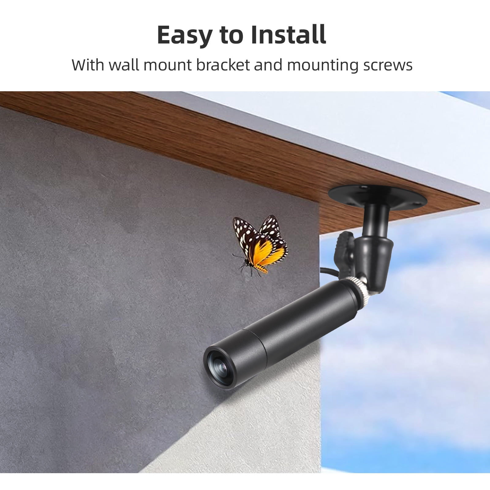 Webcam,Wide 2mp Cctv Camera Wired Lens Wide Camera Indoor With Wall Mount 2mp Wired Camera Wired Camera 2mp Dvr Camera Camera 3.6mm Dvr With Wired 2mp Dvr 1080p