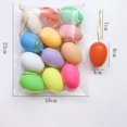thumbnail image 2 of Toudaret 12Pcs Easter Egg Decorations Colorful Plastic Eggs Tree Hanging Ornament Kids DIY Craft Toys for Easter Party Home Decor, 2 of 5