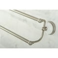 thumbnail image 4 of Kingston Brass  Victorian 24-Inch Dual Towel Bar Brushed Brass Brushed, 4 of 5