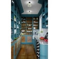 thumbnail image 2 of Progress Lighting Inspire 1-Light LED Semi-Flush Mount in Graphite with Summer Linen Shade, 2 of 10