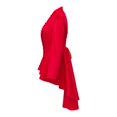thumbnail image 5 of HXWCHs Women's Gothic Tailcoat Jacket Elegant Long Sleeve Attire XS Red, 5 of 7