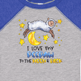thumbnail image 4 of Inktastic I Love My Peepaw to the Moon and Back Cute Sheep Boys or Girls Baby Bodysuit, 4 of 5