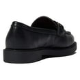 thumbnail image 5 of Tommy Hilfiger Trevys Black Slip-On Moc-Toe Fashion Loafers Flats Shoes (BLACK, 10), 5 of 6