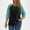 Army Green, variant on IROINNID Women's Plus Size Color Blocked 3/4 Sleeve Round Neck Blouse Loose Fits Summer Tops,Fashion Basic Soft Tee,Trendy Casual Wear(Army Green,)