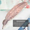 thumbnail image 4 of 27 Pieces Of Metal Bookmarks Feather Bookmarks Feather Bookmarks for Students, 4 of 4