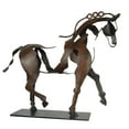 thumbnail image 2 of Metal Three-dimensional Openwork Adonis-horse Sculpture Horse Sculpture-Adonis Desktop Decorative Ornaments(Without lights), 2 of 9