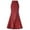 Red, variant on Patlollav Skirts for Women's Punk Style Retro Mermaid Skirt Vintage Long Bodycon Ruffle Fishtail Skirt