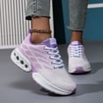 thumbnail image 2 of Rokment Womens Running Tennis Shoes 2026 Spring Fall Breathable Comfy Air Cushion Cross-Training Jogging Walking Fashion Sneakers Purple Size 7, 2 of 6