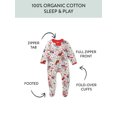thumbnail image 2 of Honest Baby Clothing Organic Cotton Valentines Day Baby Boy/Girl Sleep N Play, Sizes Newborn-9 Months, 2 of 8