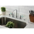 thumbnail image 4 of Kingston FB2141DKL Kaiser Two-Handle 2-Hole 8" Centerset Kitchen Faucet in Polished Chrome, 4 of 7