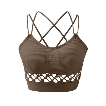 Ploknplq Bras for Women Sports Bras for Women Sport Bra for Women Sports Bra Tops for Top Fitness Yoga Female Pad Sportswear Vest Tank Tops Sport Push Up Bralette Top Camisole for Women
