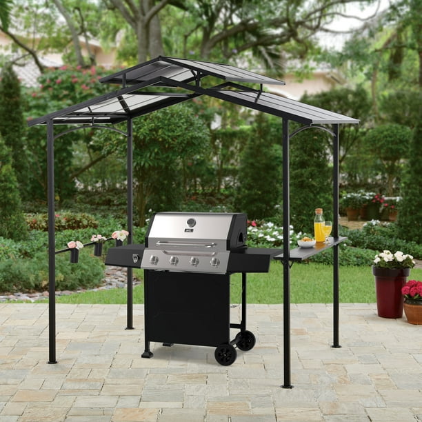 Better Homes & Gardens Winmark 8' x 5' Hardtop and Grill Black