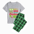 thumbnail image 2 of Pijamas familiares a juego de Navidad, conjuntos de pijamas grises Just Who Loves Christams In July, 2 of 3