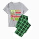 thumbnail image 2 of Pijamas familiares a juego de Navidad, conjuntos de pijamas grises Just Who Loves Christams In July, 2 of 4