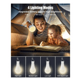thumbnail image 3 of USB Rechargeable Light Bulb with Remote for Home Power Outage, Hanging LED Light Bulb with Hook for Outdoor 2 Pack, 3 of 9