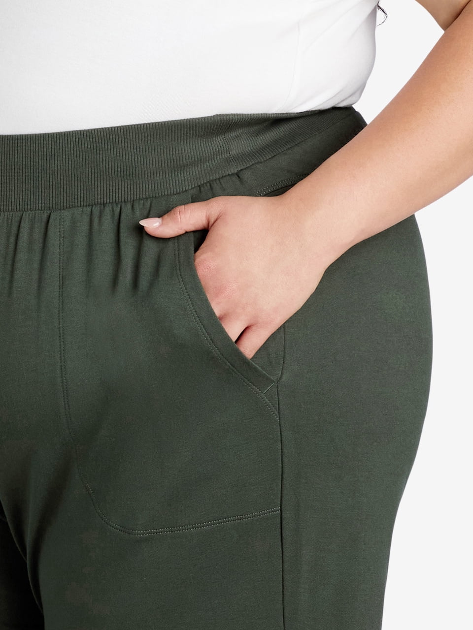 Terra & Sky Women’s Plus Size Knit Pant