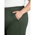thumbnail image 2 of Terra & Sky Women’s Plus Size Knit Pant, 2 of 4