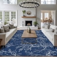 thumbnail image 5 of Area Rug 72×108in, Abstract Branches Navy Blue Floor Carpet Living Room Rug, Modern Minimalist Art Non-Slip Welcome Mat Indoor Rugs for Bedroom Dining Room, 5 of 9